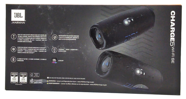 JBL Charge 5 Wi-Fi SE Wireless Bluetooth Speaker Portable Waterproof Black