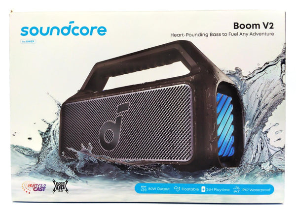 Soundcore Boom V2 Bluetooth Speaker Waterproof Subwoofer Power Bank by Anker