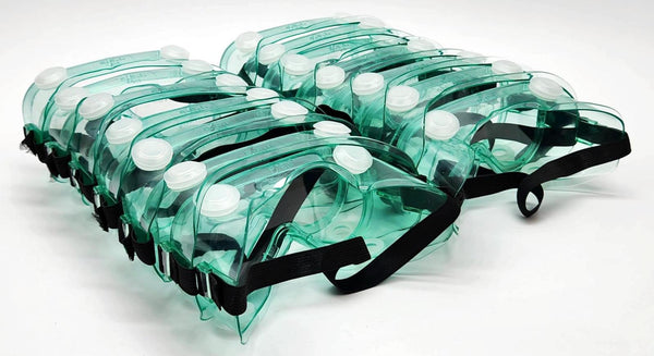 Protective Safety Goggles Wrap Around Splash Protection One Size Anti-Fog Z87+