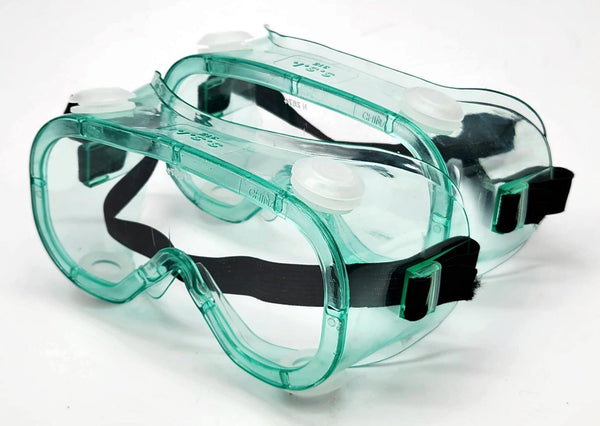 Protective Safety Goggles Wrap Around Splash Protection One Size Anti-Fog Z87+