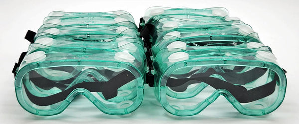 Protective Safety Goggles Wrap Around Splash Protection One Size Anti-Fog Z87+