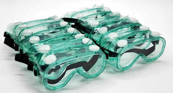 Protective Safety Goggles Wrap Around Splash Protection One Size Anti-Fog Z87+