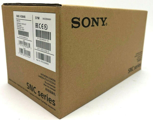 Lot of 10 Sony Security Camera Indoor FHD SNC-EB640 Box-type 1080p (New in Box)