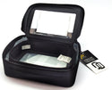 Cosmetic Bag Glo Tech Duo Plus Compact Mirror Organizer 3 Piece Set  Black