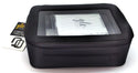 Cosmetic Bag Glo Tech Duo Plus Compact Mirror Organizer 3 Piece Set  Black