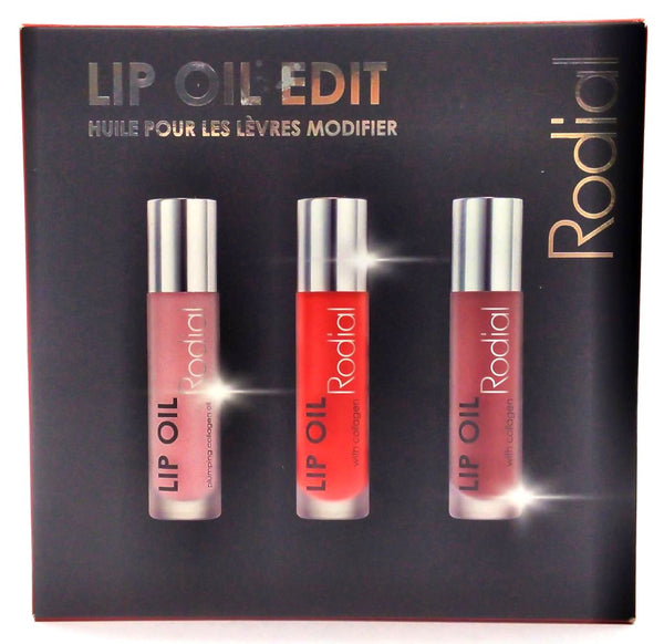 Rodial Lip Oils Edit Trio Set Plumping Collagen Formula 4ml - 3 Pack