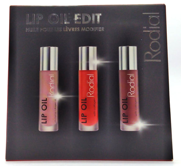 Rodial Lip Oils Edit Trio Set Plumping Collagen Formula 4ml - 3 Pack