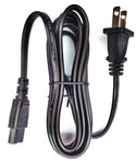 AC 2 Prong Power Cord Standard Cable 6FT OTV-451713CT286 for TV Laptop Console