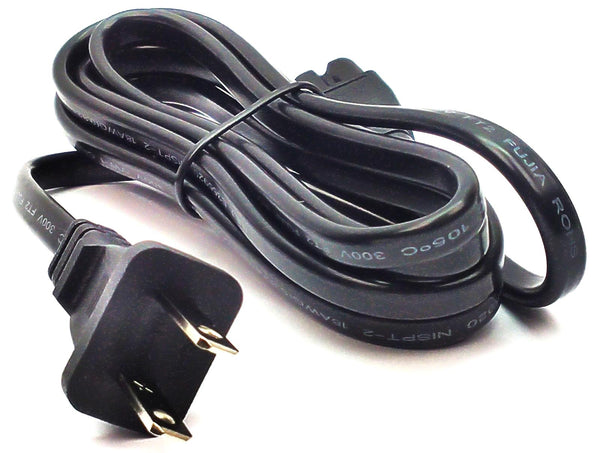 AC 2 Prong Power Cord Standard Cable 6FT OTV-451713CT286 for TV Laptop Console