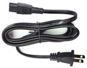 AC 2 Prong Power Cord Standard Cable 6FT OTV-451713CT286 for TV Laptop Console
