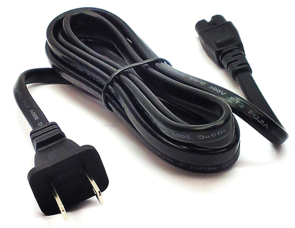 AC 2 Prong Power Cord Standard Cable 6FT OTV-451713CT286 for TV Laptop Console