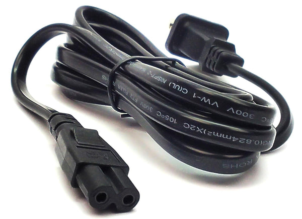 AC 2 Prong Power Cord Standard Cable 6FT OTV-451713CT286 for TV Laptop Console