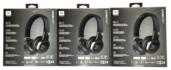 Lot of 3 JBL Wireless Headphones True Adaptive Noise Cancelling Live675NC