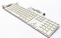 Apple Keyboard A1243 and Mouse Combo USB Wired  with Numeric Keypad Aluminum