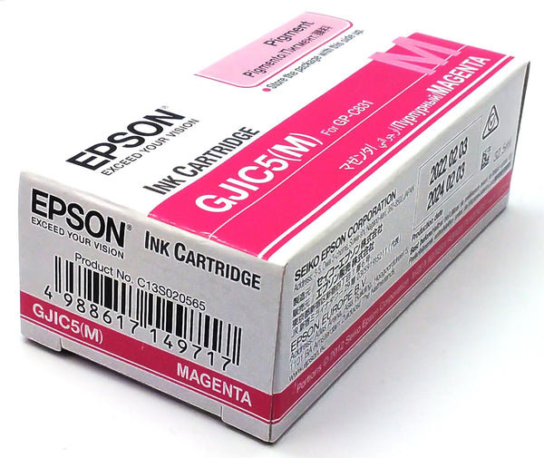 Lot of 50 Epson ColorWorks Printer Ink Cartridge GP-C831 Magenta C13S020565