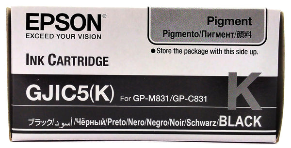 Lot of 25 Epson GJIC5-K Ink Cartridges ColorWorks Printer Black OEM C13S020563