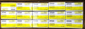 Lot of 450 Epson GJIC5-Y ColorWorks Printer Ink Cartridge Yellow -Wholesale Deal
