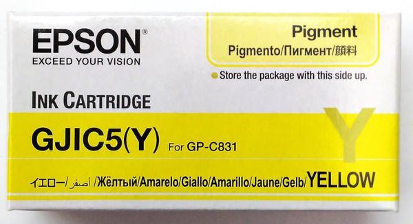 Lot of 450 Epson GJIC5-Y ColorWorks Printer Ink Cartridge Yellow -Wholesale Deal