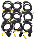 (Lot of 250) RJ50 to DB9F Shielded Data Cables – 6ft Custom Pinout C2G 7082609