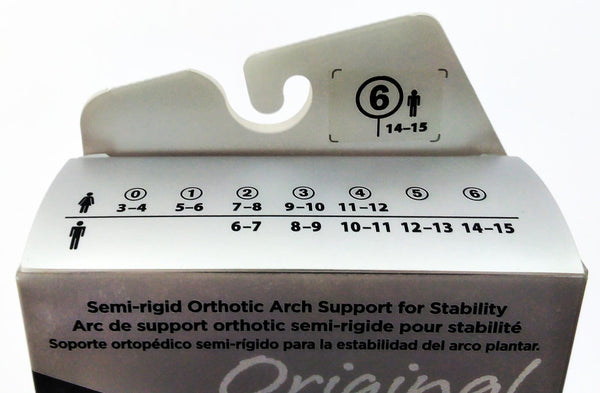 Spenco Men's Total Support Original Semi-rigid Orthotic Arch Support Size 14 -15