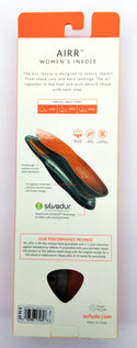 Sof Sole Women's AIRR Performance Full-length Insole Perf Cushion Orange 5-7.5