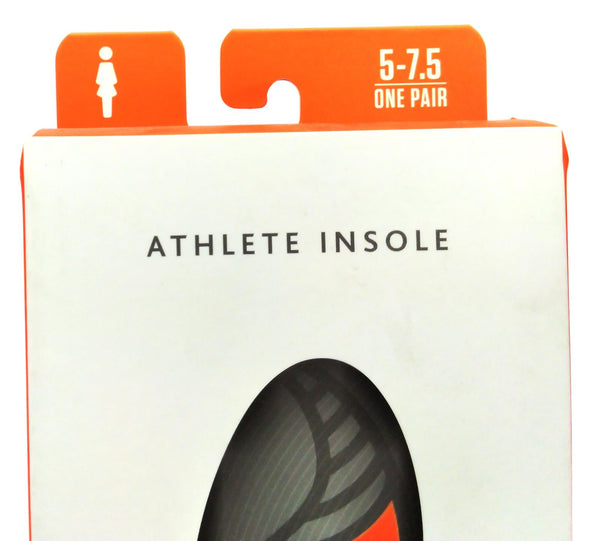 Sof Sole Women's Athlete Perform Insole Medium Thickness Size 5 - 7.5 Blue