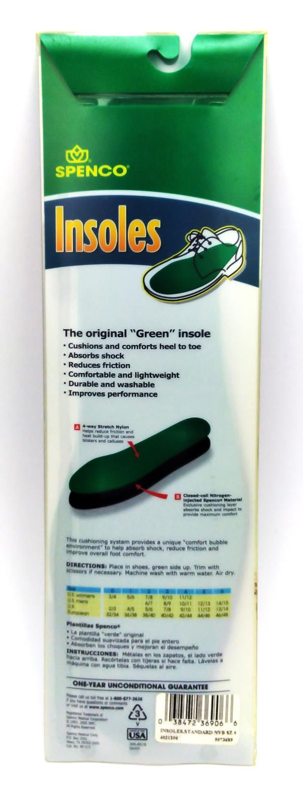 Spenco Rx Shoe Insole Comfort Thin Lightweight Cushioning Orthotic Men's 14 - 15