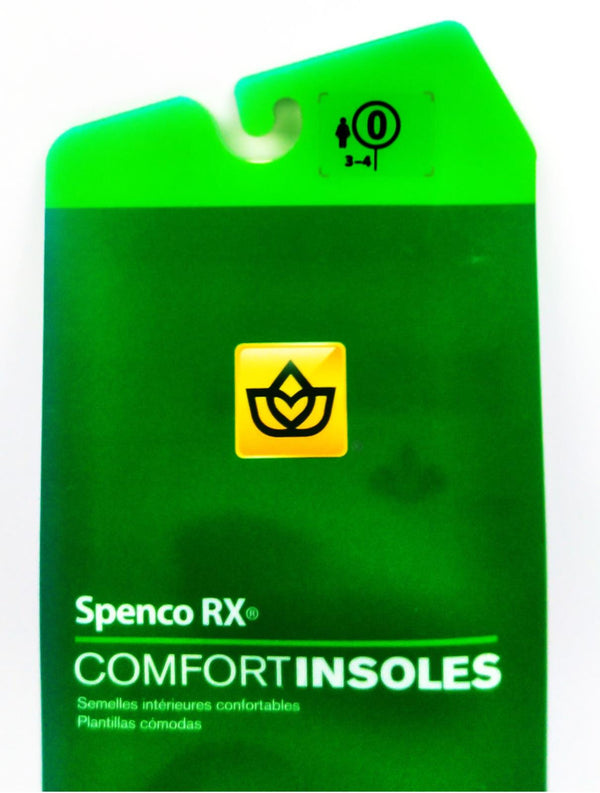 Spenco RX Women's Comfort Insoles Heel-to-Toe Cushioning Standard Size 3 - 4