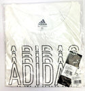 Lot of 30 Adidas Girls'  T-Shirt Raglan Graphic Short Sleeve Tee White Large New