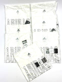 Lot of 30 Adidas Girls'  T-Shirt Raglan Graphic Short Sleeve Tee White Large New