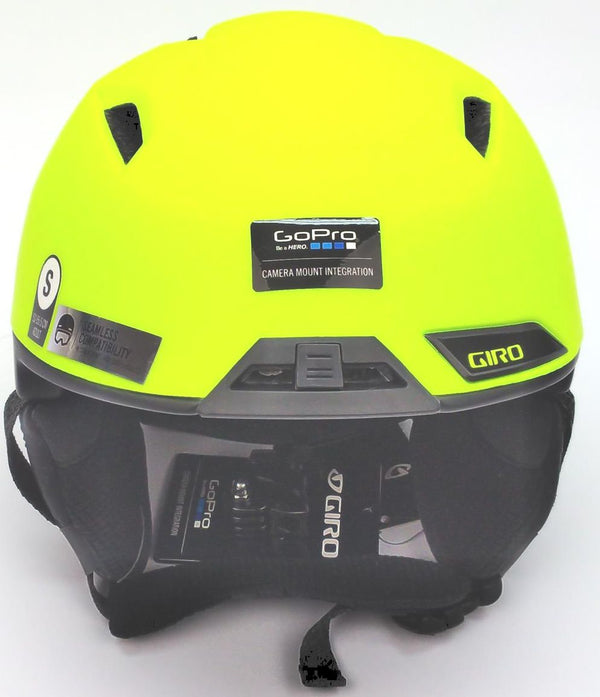 Giro Edit Adult Snowboard Helmet GoPro Mount Green Small