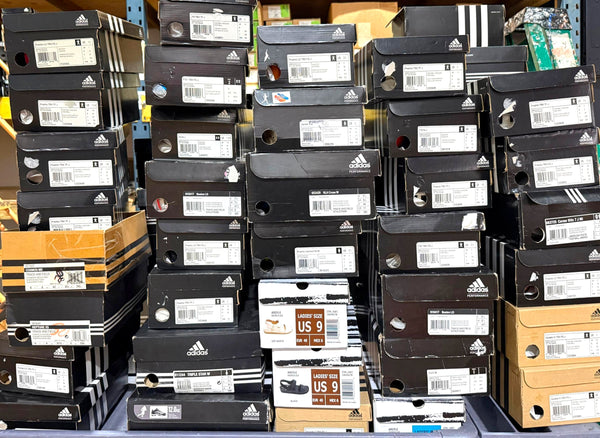 Wholesale Lot of 312 Brand Name Shoes Athletic Running Cleats Hiking Mixed Sizes